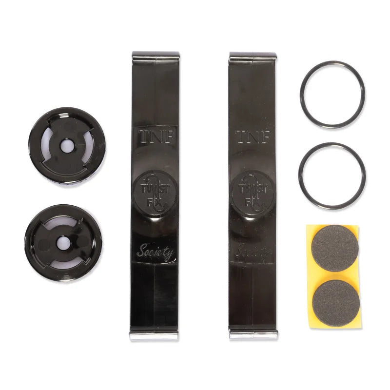 Universal 2 Pack Front & Rear - TwistNFix License Plate Holder V3.0 - Ready for Immediate Use | High-Quality Plastic